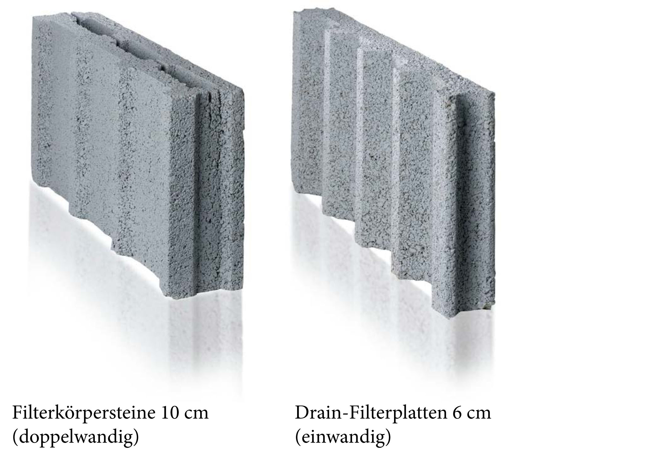 Filterkörpersteine